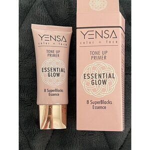 YENSA Color & Face Tone Up Primer Essential Glow 1 fl oz ~ NEW Open Box